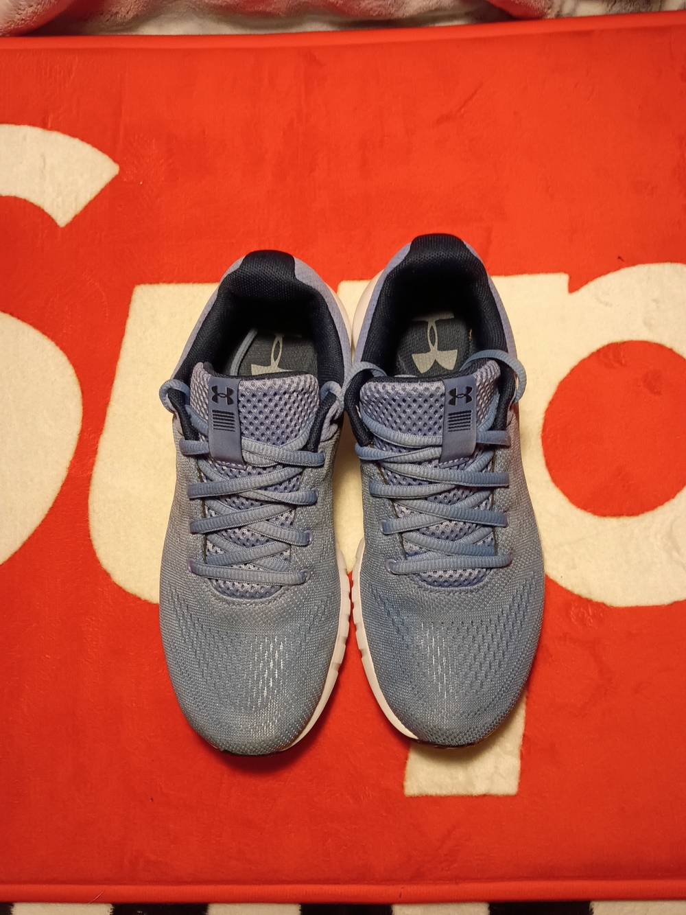 Under Armour Women's Micro G Pursuit Running Shoes Blue Purple 3000101-400 Size6
